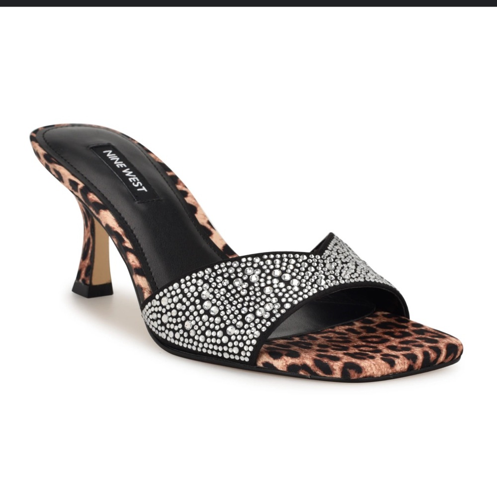 NWOT Nine West Rokke Dress Slide Sandals — Chic & Comfy • Sz 7.5 ♣️